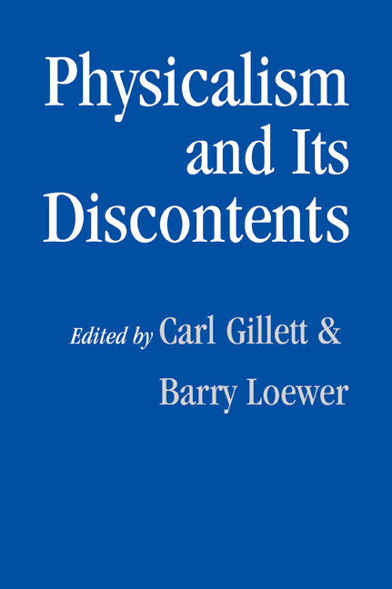 Physicalism and its Discontents (Paperback / softback) 9780521042123