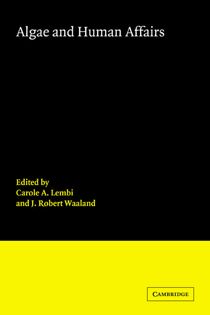 Algae and Human Affairs (Paperback / softback) 9780521044400