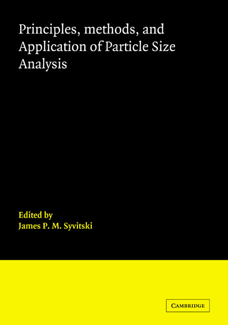 Principles, Methods and Application of Particle Size Analysis (Paperback / softback) 9780521044615