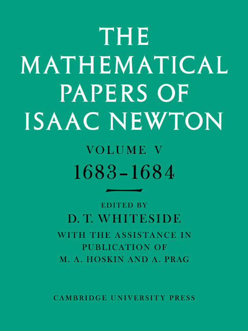 The Mathematical Papers of Isaac Newton: Volume 5, 1683–1684 (Paperback / softback) 9780521045841