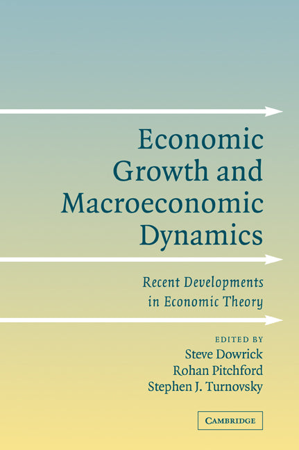 Economic Growth and Macroeconomic Dynamics; Recent Developments in Economic Theory (Paperback / softback) 9780521049429