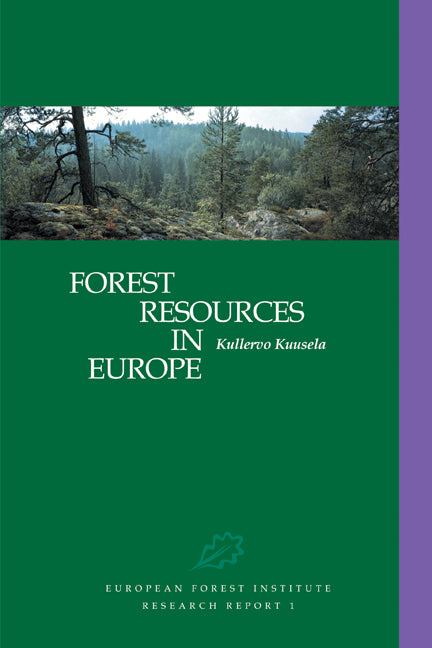 Forest Resources in Europe 1950–1990 (Paperback / softback) 9780521052238