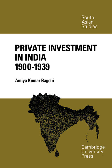 Private Investment in India 1900–1939 (Paperback / softback) 9780521052757