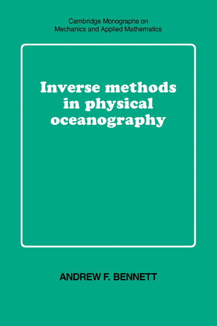 Inverse Methods in Physical Oceanography (Paperback / softback) 9780521055284