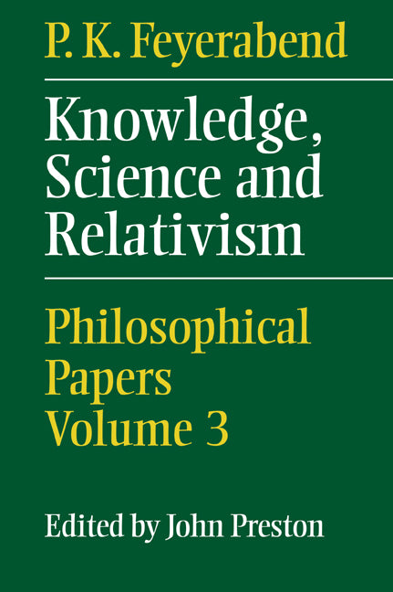 Knowledge, Science and Relativism (Paperback / softback) 9780521057271