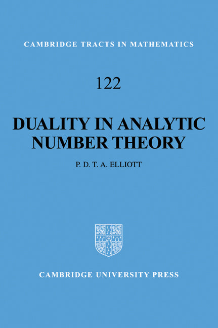 Duality in Analytic Number Theory (Paperback / softback) 9780521058087