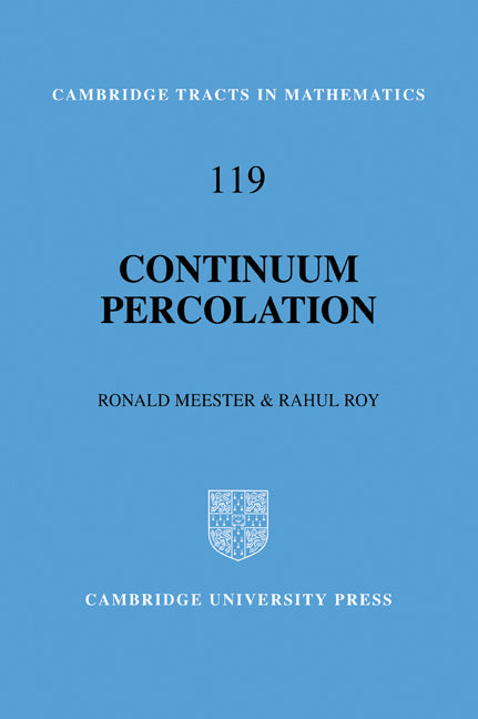 Continuum Percolation (Paperback / softback) 9780521062503