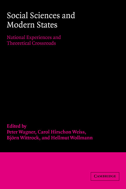 Social Sciences and Modern States; National Experiences and Theoretical Crossroads (Paperback / softback) 9780521064040