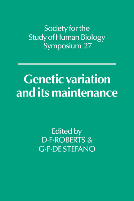 Genetic Variation and its Maintenance (Paperback / softback) 9780521064576