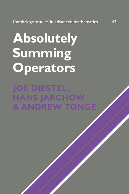 Absolutely Summing Operators (Paperback / softback) 9780521064934