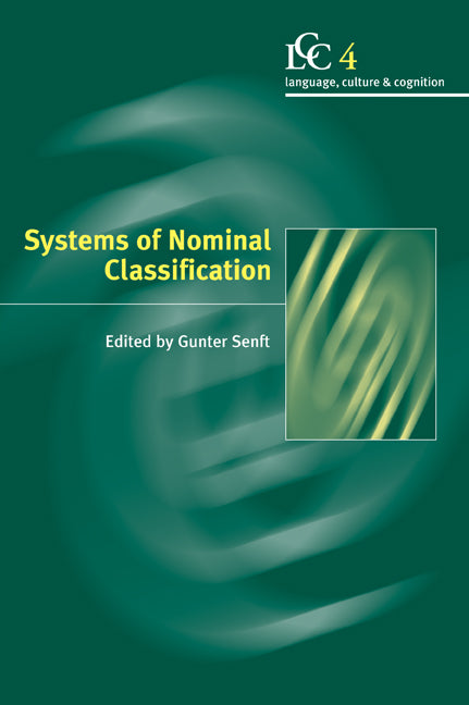 Systems of Nominal Classification (Paperback / softback) 9780521065238