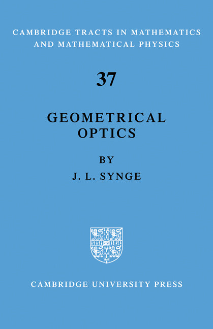 Geometrical Optics; An Introduction to Hamilton's Method (Paperback / softback) 9780521065900