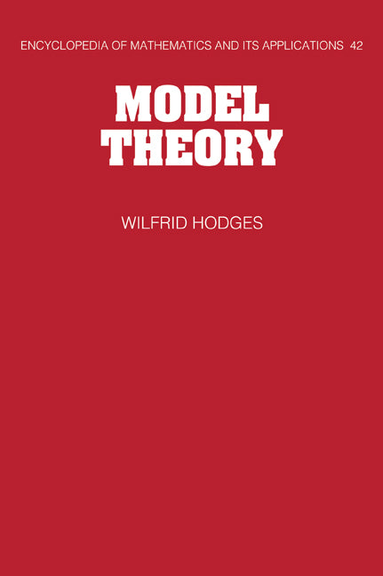 Model Theory (Paperback / softback) 9780521066365