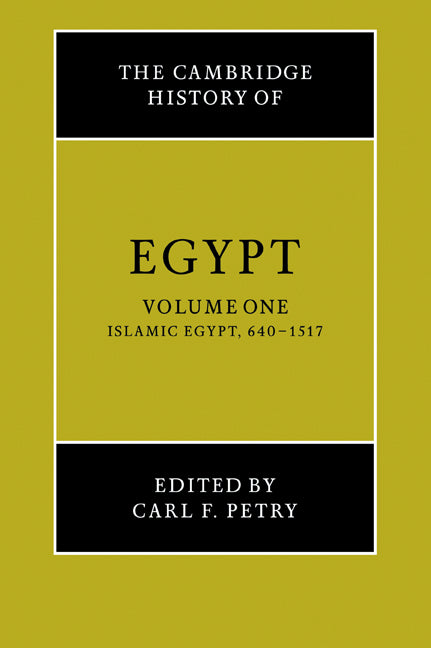 The Cambridge History of Egypt (Paperback / softback) 9780521068857