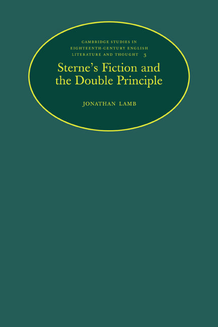 Sterne's Fiction and the Double Principle (Paperback / softback) 9780521075138
