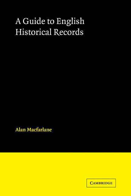 English Historical Records (Paperback / softback) 9780521079808