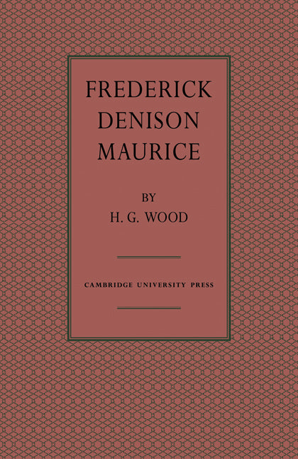 Frederick Denison Maurice (Paperback / softback) 9780521086851