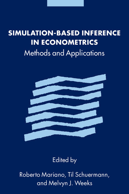 Simulation-based Inference in Econometrics; Methods and Applications (Paperback / softback) 9780521088022