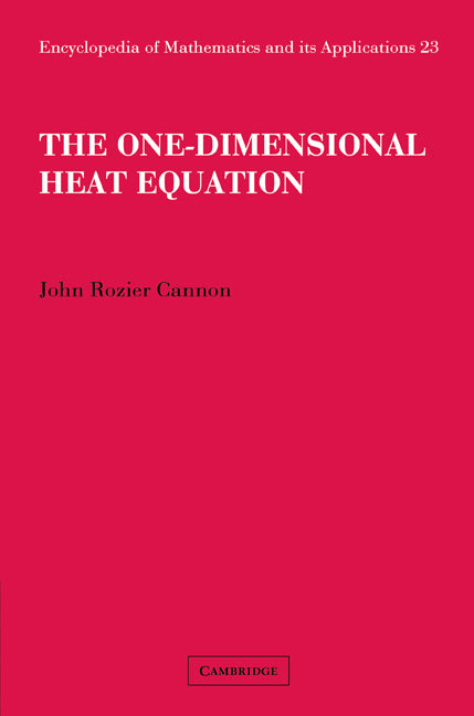 The One-Dimensional Heat Equation (Paperback / softback) 9780521089449