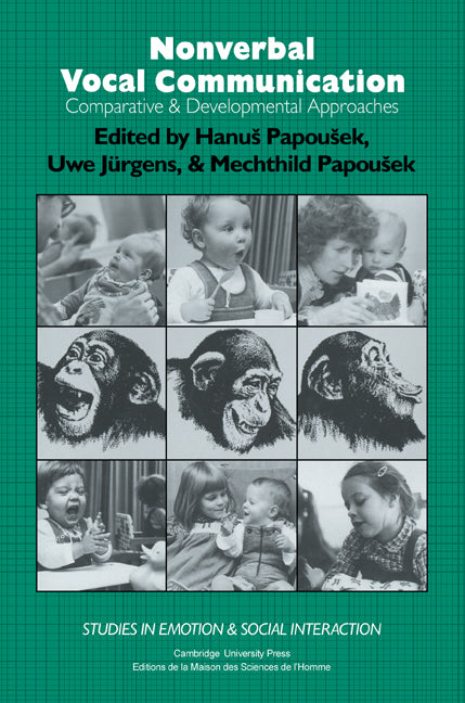 Nonverbal Vocal Communication; Comparative and Developmental Approaches (Paperback / softback) 9780521089753