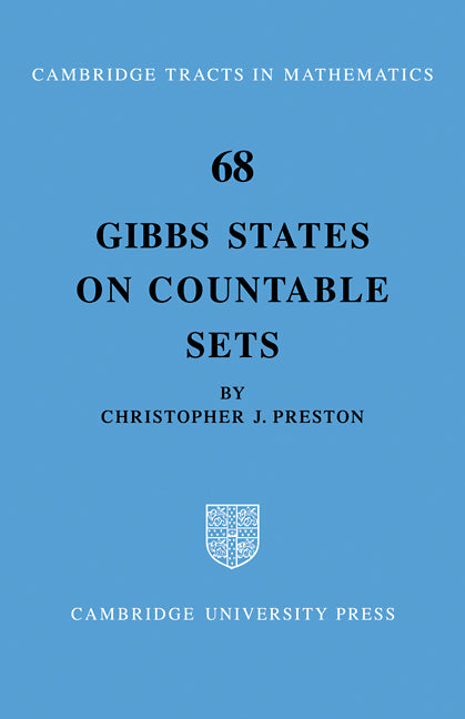 Gibbs States on Countable Sets (Paperback / softback) 9780521090117