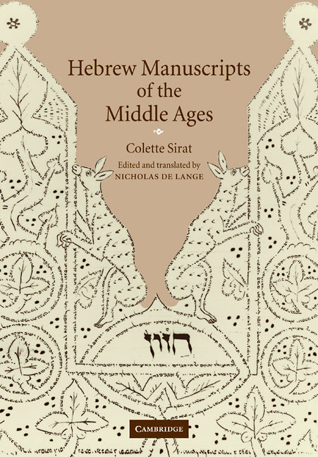 Hebrew Manuscripts of the Middle Ages (Paperback / softback) 9780521090230