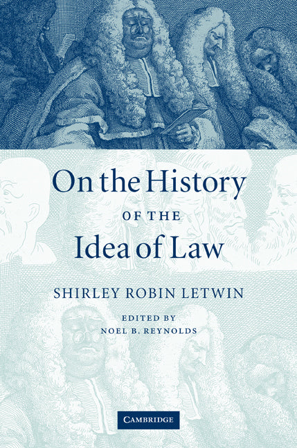 On the History of the Idea of Law (Paperback / softback) 9780521090902