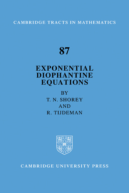 Exponential Diophantine Equations (Paperback / softback) 9780521091701