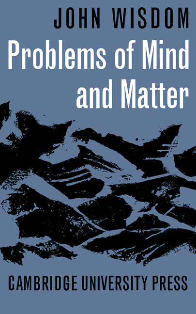 Problems of Mind and Matter (Paperback / softback) 9780521091978