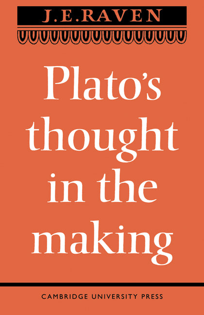 Platos Thought in the Making (Paperback / softback) 9780521093576