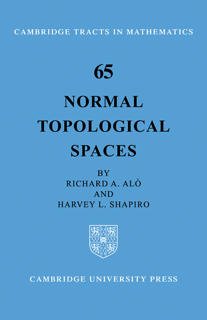 Normal Topological Spaces (Paperback / softback) 9780521095303