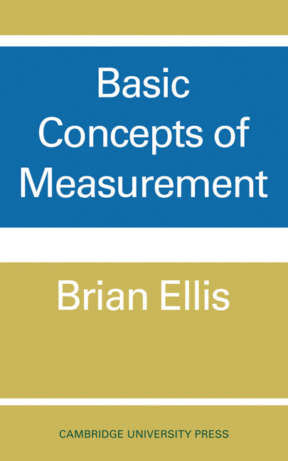 Basic Concepts of Measurement (Paperback / softback) 9780521095563