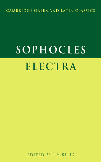 Sophocles: Electra (Paperback / softback) 9780521097963