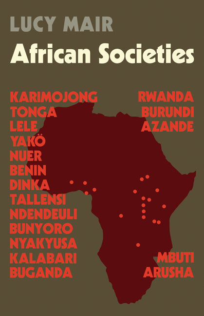 African Societies (Paperback / softback) 9780521098540