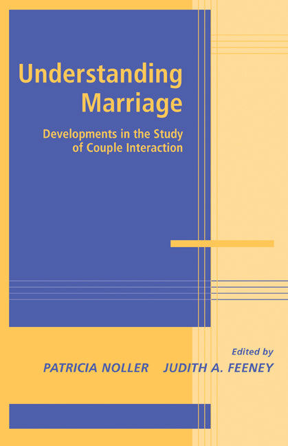 Understanding Marriage; Developments in the Study of Couple Interaction (Paperback / softback) 9780521102391