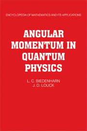 Angular Momentum in Quantum Physics; Theory and Application (Hardback) 9780521302289