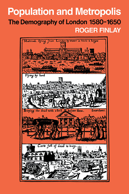 Population and Metropolis; The Demography of London 1580–1650 (Paperback / softback) 9780521103145