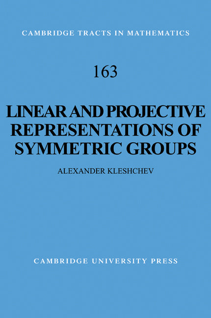 Linear and Projective Representations of Symmetric Groups (Paperback / softback) 9780521104180