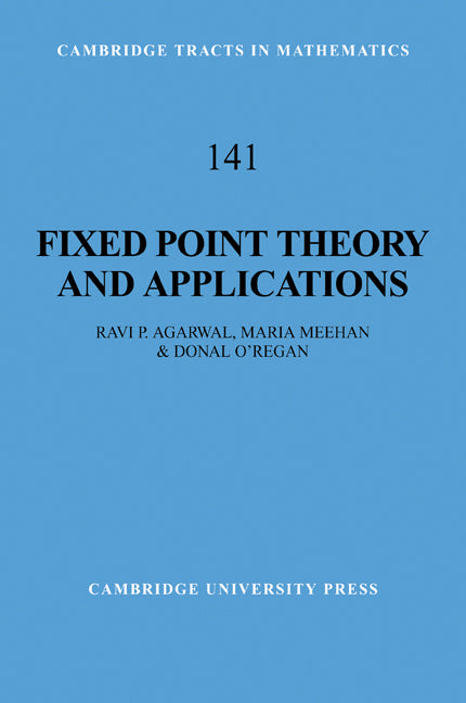 Fixed Point Theory and Applications (Paperback / softback) 9780521104197