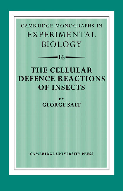 The Cellular Defence Reactions of Insects (Paperback / softback) 9780521104258