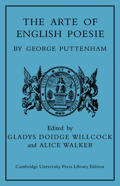 The Arte of English Poesie (Paperback / softback) 9780521104890