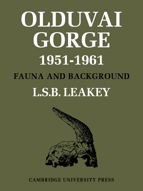 Olduvai Gorge (Paperback / softback) 9780521105170