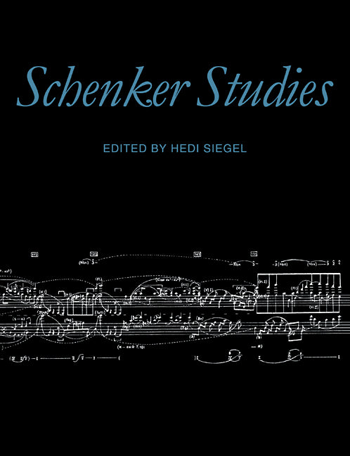 Schenker Studies (Paperback / softback) 9780521106863