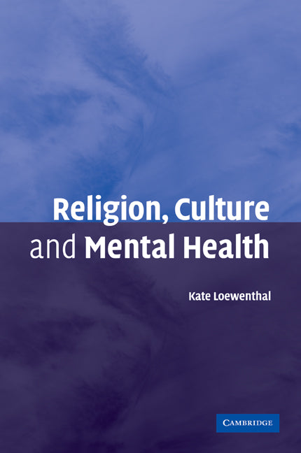 Religion, Culture and Mental Health (Paperback / softback) 9780521107778