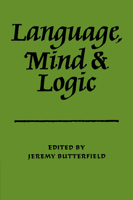 Language Mind and Logic (Paperback / softback) 9780521108447