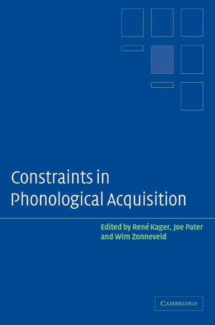 Constraints in Phonological Acquisition (Paperback / softback) 9780521108645