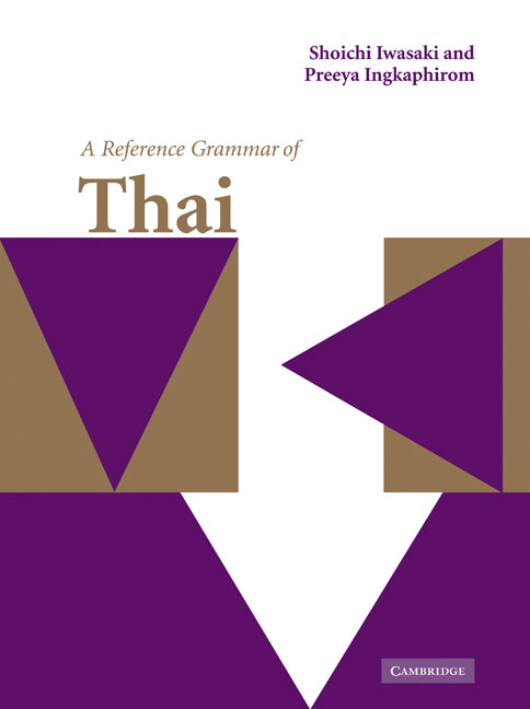 A Reference Grammar of Thai (Paperback / softback) 9780521108676