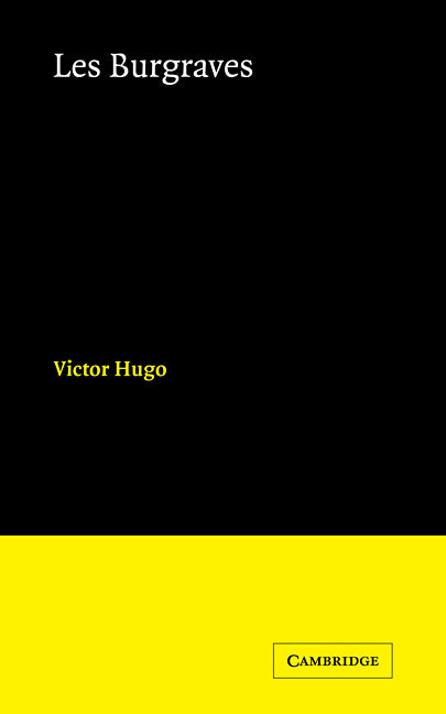 Burgraves, Les (Paperback / softback) 9780521109253