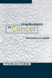 Drug Resistance in Cancer; Mechanisms and Models (Hardback) 9780521482738