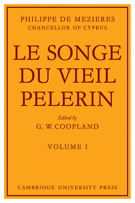 Le Songe Du Vieil Pelerin (Paperback) 9780521113472